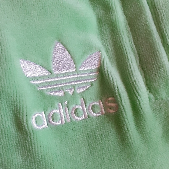 adidas Green Ruffle Track Pants - Picture 7 of 13